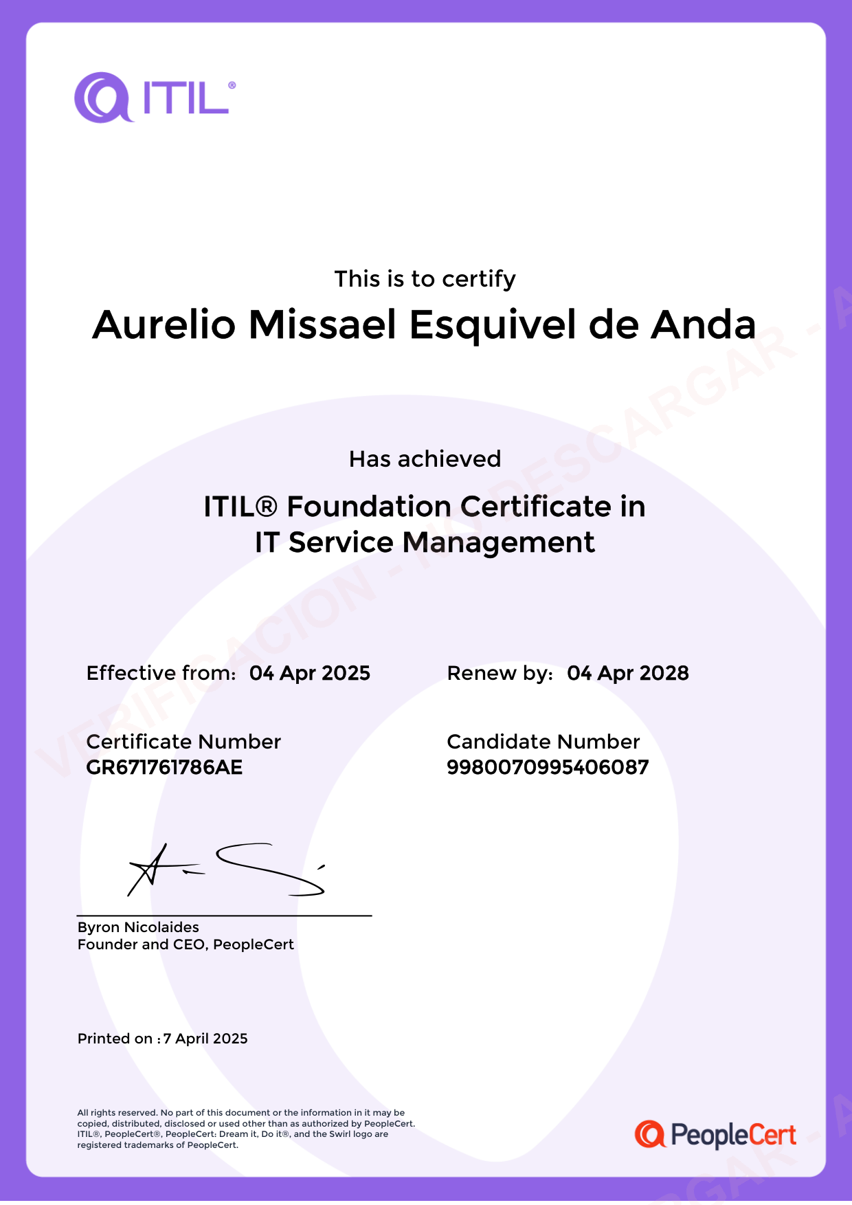 ITIL 4 Foundation